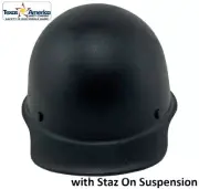 MSA Skullgard Cap Style with StazON Suspension - Custom Textured Gunmetal Black