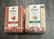 2023 Dove Holiday Treats Bar Soap Pumpkin Pie & Peppermint Bark. 4 Bars Total