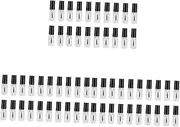 Baluue 3sets Empty Nail Polish Bottle Clear Nail Polish Nail Gel Bottle Nail Polish Wipes Dazzle Spray Bottle Reusable Toothpaste Polishes Clear Container Dropper Base Glass 20pcs*3