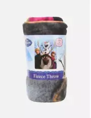 Disney Frozen Fleece Throw Blanket 45 X 60 Anna Olaf Kristoff