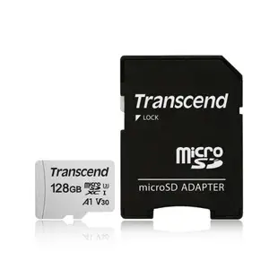 【台灣保固】Transcend 創見 300S microSD 32G 64G 128G 256G 記憶卡 附轉卡