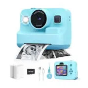 Kids Camera Instant Print,1080P Kids Instant Cameras That Print Photos,Christ...