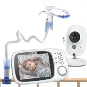 3.2" Baby Monitor with Camera and Audio Baby Monitor No WiFi,Night Vision, VOX