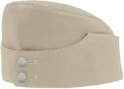 [militaryharbor] M42 Heer/Elite Officer Off-White HBT overseas cap