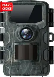 Wildlife Camera 48MP 4K 30FPS Night Vision 65FT Wide Angle IP66 Waterproof