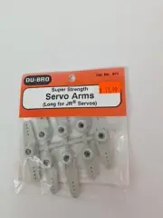 Du-Bro #671 Super Strength Servo Arms(Long for JR Servos) New Old Stock RC Hobby