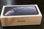 RETAIL BOX ONLY FOR APPLE IPHONE XR 64GB BLACK . MODEL MT302LLA . BOX &INSERTS