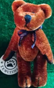 BOYDS BEARS 1999 Tylar F. Wuzzie MINIATURE Poseable RUST Bear 595160-11 Retired