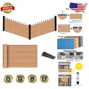 Breezy Brown/Khaki Privacy Screen for Gardens, Balconies & Patios - 2'6"x34'
