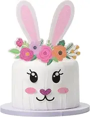 1 Pcs Rabbit Cake Topper Easter Cake Topper Bunny Easter Party Decorations (Style 16)