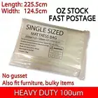 Single - Mattress Plastic Cover Protector Storage Moving Bag - HEAVY DUTY