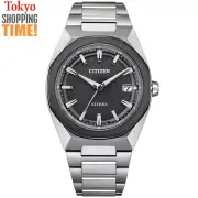 Citizen Attesa Eco-Drive CB3044-55E Titanium Solar Atomic Radio Men Watch JAPAN
