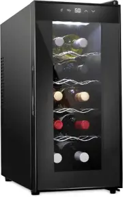 SCHMÉCKÉ 10 Bottle Red And White Wine Thermoelectric Wine Cooler/Chiller Counter