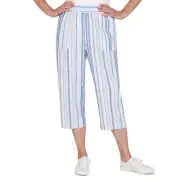 Alfred Dunner Ann Arbor Stripe Capri 79503SL