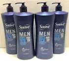 Suave Men 2-in-1 Ocean Charge Shampoo and Conditioner, 28oz, Pack of 4