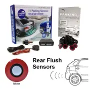 Dolphin Flush Fit Parking Sensors Kit Reverse Reversing Audible Beep - Silver