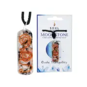 Orgonite Moonstone Pendant Necklace EMF Protect Jewelry Healing Crystals