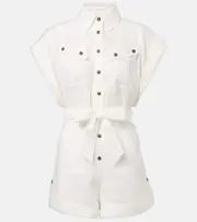[Zimmermann] Zimmermann Linen playsuit AU 12 white