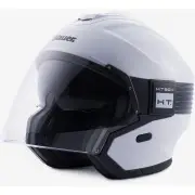 Hacker BTR White Black Jet Helmet
