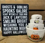 Rae Dunn Peanuts with Snoopy Measuring Cups