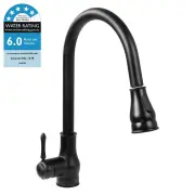 Menlo Kitchen Tap Mixer, Matt Black