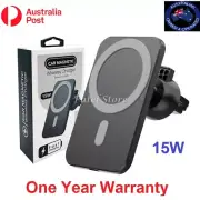 15W Magnetic Fast Wireless Magsafe Car Charger For iPhone 14 13 12 Pro Max Mini