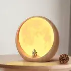 Moon Night Light Lunar Dimmable Touch Control USB Moonlight Table Bedside Lamp