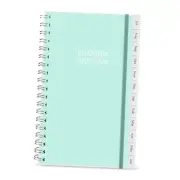2025-2026 Pocket Planner Weekly Planner with Monthly Tabs, Run Jul 2025 A6 Teal