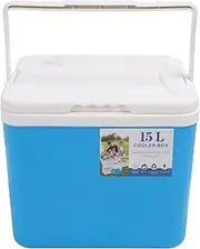 15L Insulated Cooler Lunch Box, Portable Hard Cooler with Heavy Duty Handle, Insulated Portable Cooler Travel Cooler for Camping Tailgating Beach Picnic Groceries Lunch More
