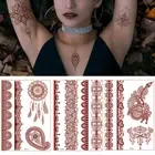 Lace Waterproof Temporary Tattoo Henna Sticker Fake Tatoo Body Hand Arm Unisex❀
