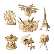 Model Building Kits 3D Wooden Puzzle Toys Assembly Model Toys for Children