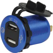 QC3.0 4.2A Dual USB Charging Socket