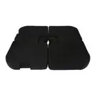 Outdoor Umbrella Base Stand Pod Weight Black