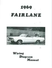1969 69 FORD FAIRLANE WIRING DIAGRAM MANUAL