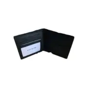 Coach Men's Black Smooth Calf Leather ID Billfold Wallet (67630) - NWT