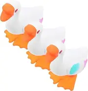 SOPOTUTU 3pcs Wind Up Jumping Goose Interactive Animal for Fun Clockwork Design for Physical Activity Safe Material for Playtime Early Education