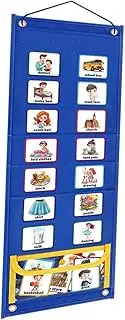 HOODANCOS -home Learning Aid Boys and Girls Visual Schedule Chart for Daily Routine Behavior Management