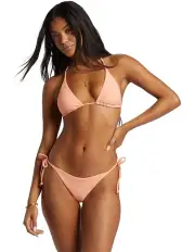 [Billabong] Tanlines Tri Bikini Top in Peach