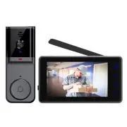 Doorbell Camera Wireless No Subscription Video Doorbell, Two-Way Intercom, HD...