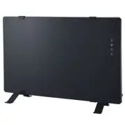 Rinnai 1000W Glass Electric Panel Heater with WiFi Control in Black BEPH10DTWF