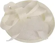 [Vaveren] Fascinator Hat Tiara Bridal Hat Fashion Headband Top Hat British Headdress for Roles Play Stage Performance Mother‘S Day