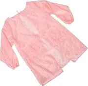 [CATIEBYE] Oilproof Cleaning Smock Long Sleeves Apron for Women's Work and Dishwashing
