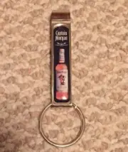 Captain Morgan Bottle Opener Key Chain Ring New In Package Spiced Rum Liquor