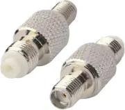 SMA Coaxial Connector FME Female to SMA Female Coax Adapter Wifi Antenna Adapter