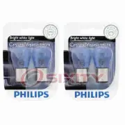 2 pc Philips Tail Light Bulbs for Audi 100 Series Fox 1969-1979 Electrical ka (for: Audi)