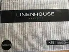 NEW - Linen House Deena King Single Bed Flannelette Sheet Set