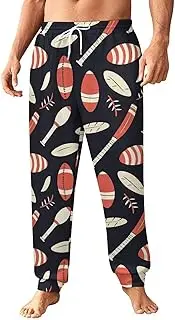 [Generic] Men's Sweatpants, Sporty Rugby Stick-8, Polyester Joggers, Sweatpants Jogging Pants for Workout Running