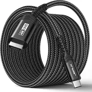 JSAUX USB C to HDMI Cable 3M | 4K@60Hz HDMI to USBC Cord [Thunderbolt 3&4 Compatible] USB 3.1 Type-C to HDMI 2.0 Cord for iPhone 15 Pro/Max/Plus, MacBook iPad Pro/Air, Surface, Samsung S23 S22-Black