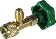 COSMEVIVI Brass Safety Valve for Charging User Friendly Valve Tool Compatible with Various Car Refrigerants for Effortless Operation Automotive and Other Applications