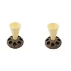 2X B-Piping Bag Stand, Piping Bag Holder with 8 Slots Nozzles, Plastic1222
